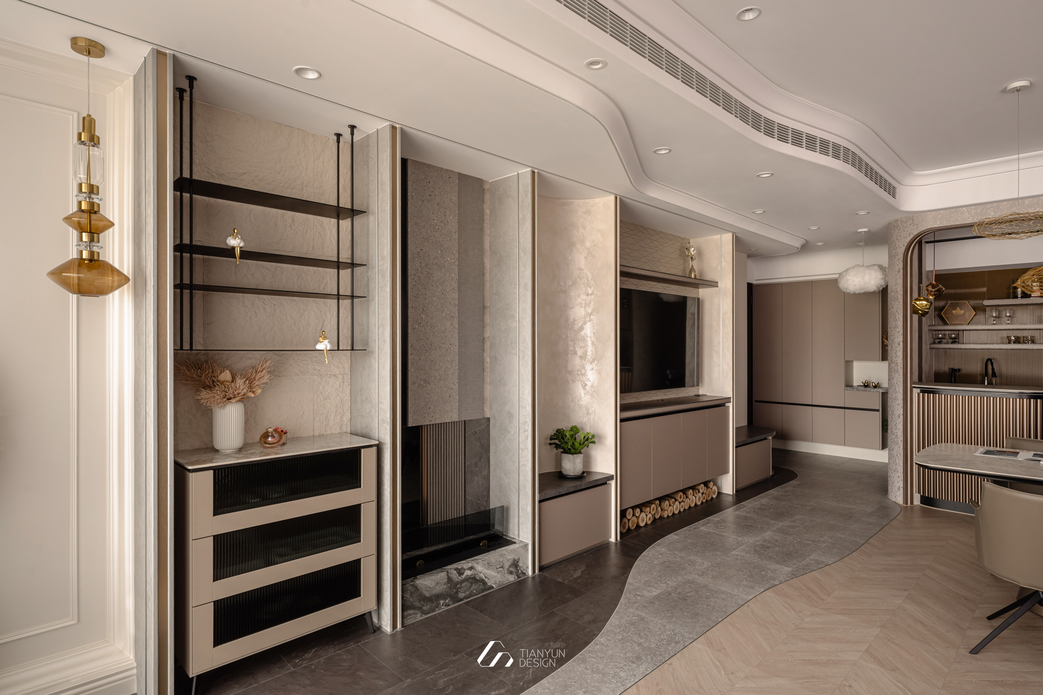 天雲流光 / 現代風